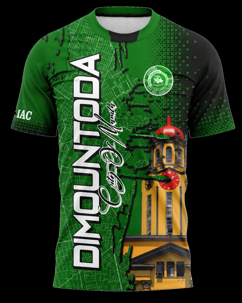 Custom green sublimated jersey